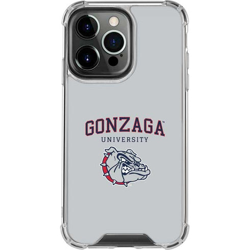 Gonzaga University Collegiate Text iPhone 15 Pro Clear Case